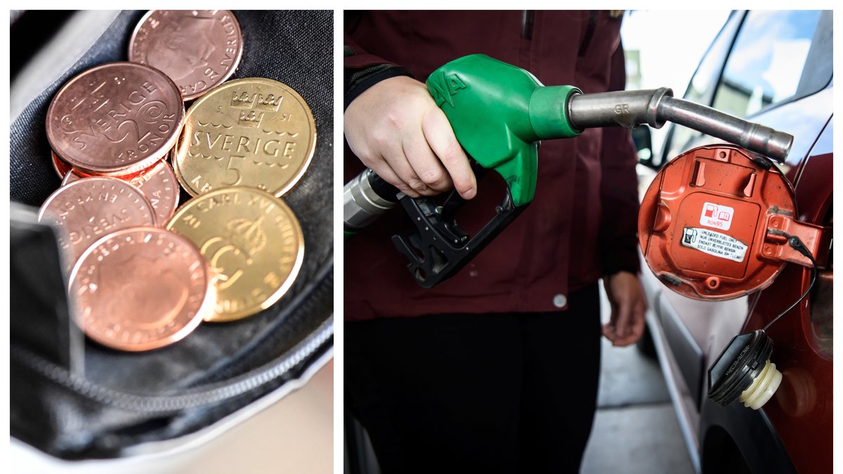 Priserna på bensin och diesel sänks.